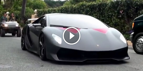 Lamborghini SESTO ELEMENTO Start Up & Road TEST