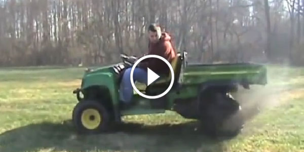 2004 John Deere Gator HPX Off Road DONUTS & DRIFTING Turbocharged Diesel John Deere Gator