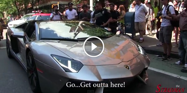 Loud Revving Police Officer Gives a LESSON to an Arrogant Lamborghini AVENTADOR Driver!