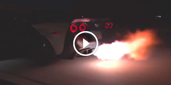 Procharger & C6 CORVETTE Supercharger FROM HELL Spits Flames on the Streets of Florida