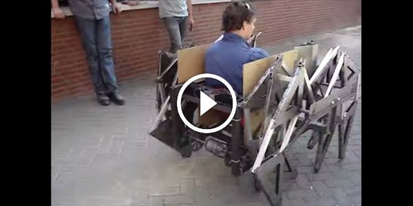 Loopmachine Wheel Chair Introduced On Streets! Funny Creation!!