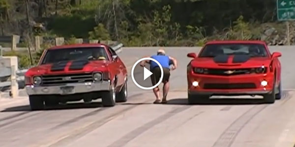 1972 Chevy CHEVELLE Big Block vs 2010 Chevy CAMARO SSRS