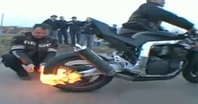 This Massive Bike BURNOUT Will Make Ghost Riders JEALOUS 2