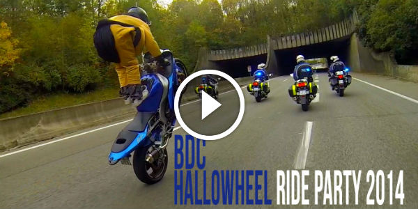2014 BDC Freeride Hallowheel Ride Party Secured By The POLICE