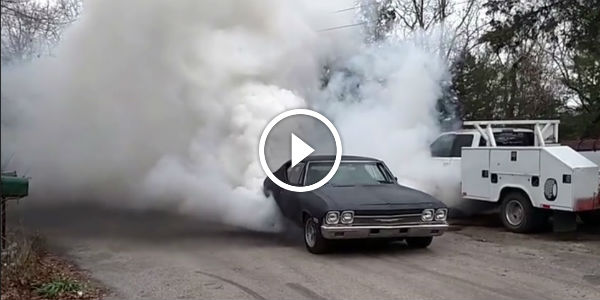 CUMMINS Chevelle 1968 chevelle burnout