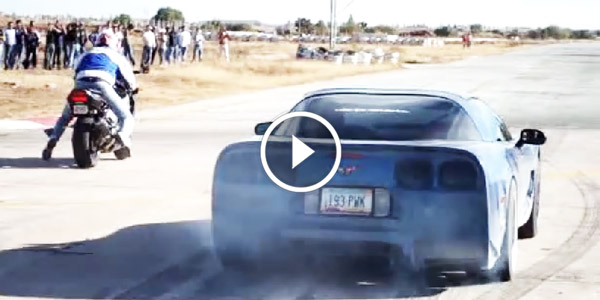 CBR 900RR VS CORVETTE