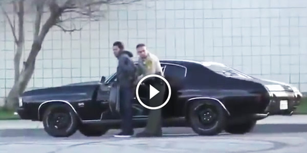 Cop Busts Chevy Chevelle SS Driver For Doing Donuts