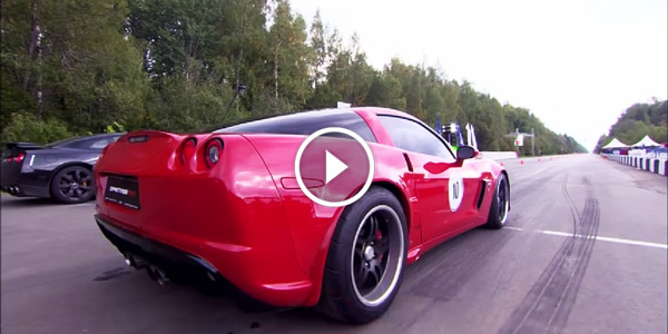 CORVETTE Z06 LPE Corvette Z06 Supercharged vs Nissan GTR