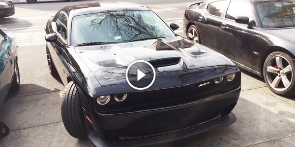 Black Dodge Challenger SRT DODGE CHALLENGER SRT HELLCAT: RAISING HELL IN BROOKLYN
