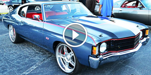 1972 Chevelle SS on 22 inch Bonspeeds 22x12 Rear