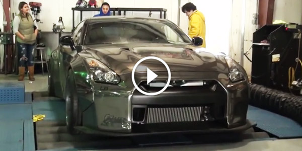 Black Chrome Nissan GTR R35 Liberty Walk