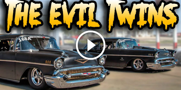 6000HP of Twin Turbo 57 Chevy Bel Air