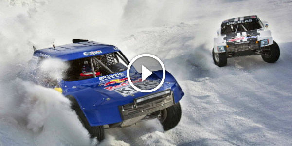 900 HP Pro 4 Trucks Make A Very EXTREME Race Contest In The Snow! No Doubt It Is Called FROZEN RUSH
