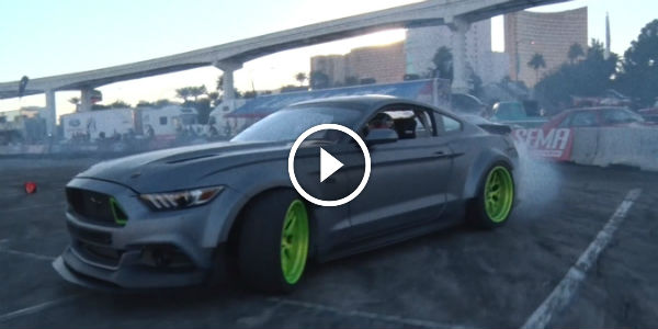 Are You Ready For Some Wild Drifts Ryan Tuerck Vs Vaughn Gittin Jr at 2014 SEMA