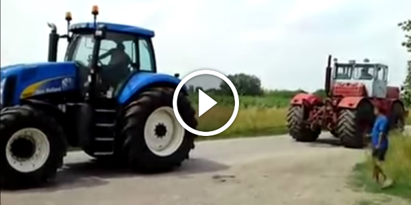 German vs russian new vs Old TRACTOR