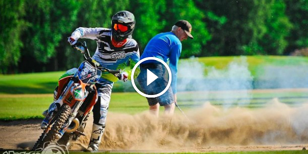 Golf Is Boring! Let’s Do A Motorcross! Watch Brian Deegan Showing What SPORT REALLY IS!!