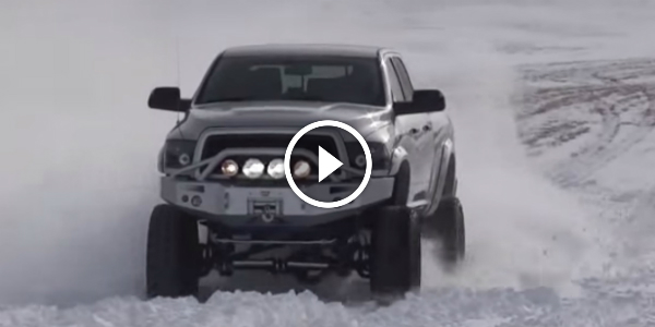 Lifted 2010 Cummins Has Fun In the SNOW! 2010 Dodge Ram With 2500 Mega Cab Is The YETI We Were Looking For AGES