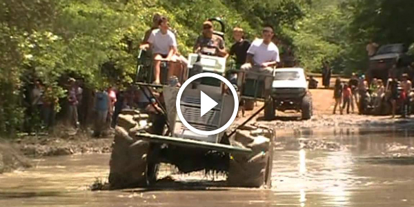 WHEELIES & MUDDING With Huge 10,000 Pounds Swamp Vehicle! ANYONE? (3 VIDEOS)