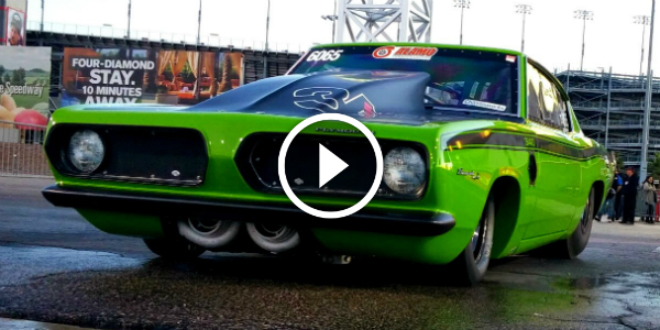 Old School – Best School! Plymouth Barracuda Is Still A THREAT To New Race CARS!! Street Car Super Nationals
