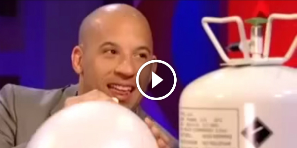 The ONE & ONLY VIN DIESEL voice Reveals His HELIUM VOICE! This is HILARIOUS!!!!!!