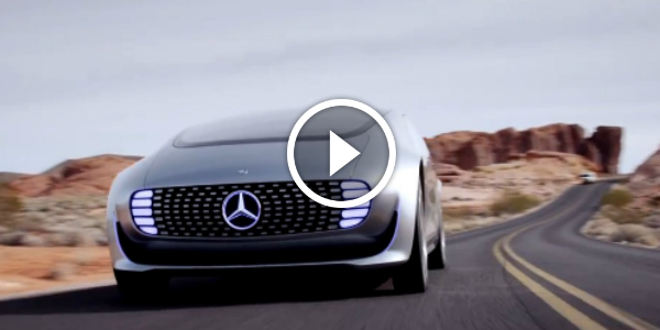 Mercedes Benz F 015 self driving vehicle car