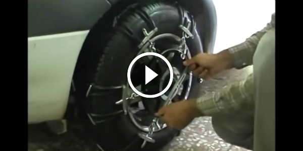 Turkish Snow Chains Can Save You This Winter! Simple But AWESOME GADGET!!