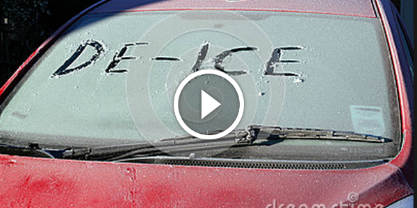 Wondering How to DE ICER Your Car's Windshield! Watch This SIMPLE SOLUTION!!