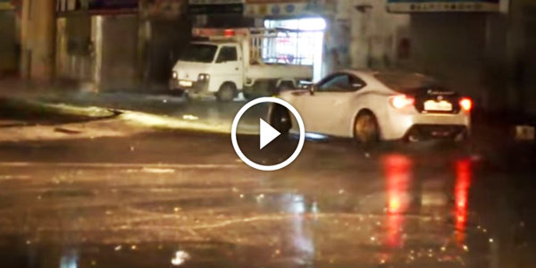 Night Drift Amman Rain Drift Night 1JZ Single Turbo Cefiro