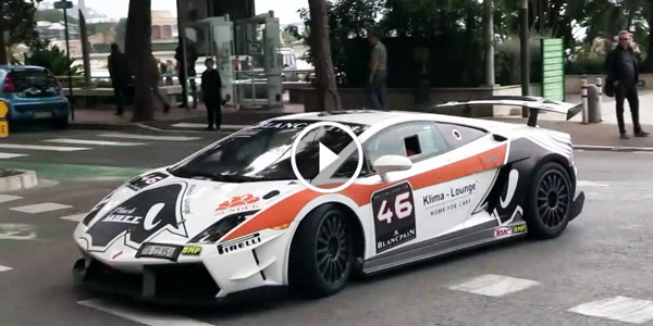 Lamborghini Gallardo Super Trofeo Screaming On Public Roads