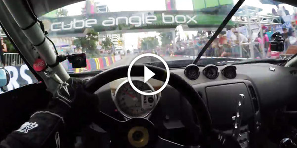 Nissan VK56 Chris Forsberg Shreds GoPro Red Bull Drift Shifters 2014