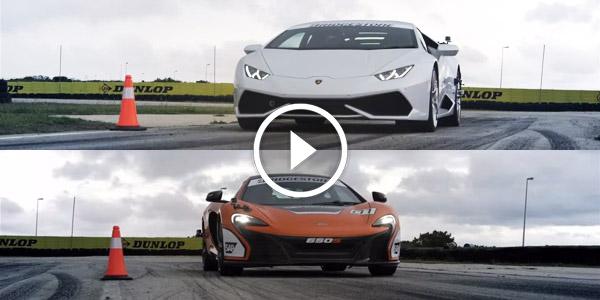 Performance Shootout 2015 McLaren 650S vs Lamborghini Huracan