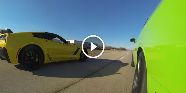 2015 C7 Z06 vs 2015 Challenger Hellcat vs 2014 Shelby GT500