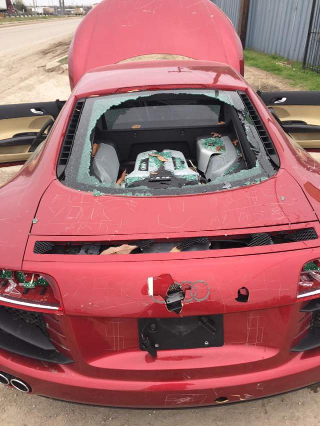CHEATERS Beware! You May End Up With Destroyed Car Like The Owner Of This Audi R8! His Wife Got MAD!