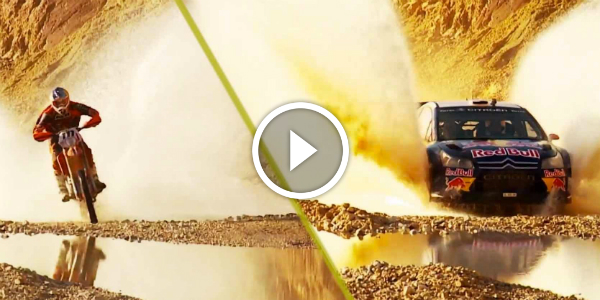 Kimi RAIKKONEN vs. Taddy BLAZUSIAK!!! RALLY VS. MOTORBIKE!!! Plus Meet ‘THE IRON KARL’!!