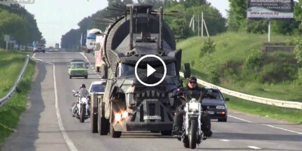 MAD MAX Truck Spotted In Russia!!! Is It A Successful REPLICA From The Movie! Check It OUT! 2