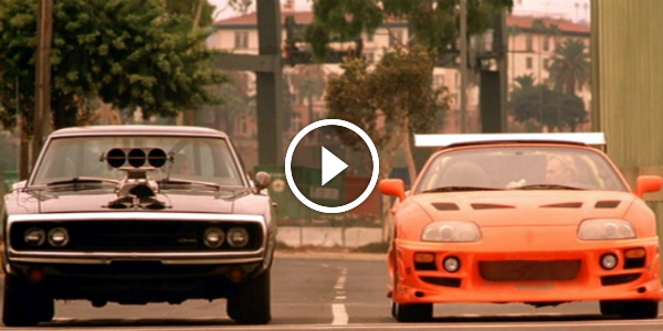 MUSCLE VS IMPORT MUSCLE VS. SPORT! DOMINIC VS. BRIAN DRAG RACE! Check Out The Most EPIC Fast and Furious SCENE!!