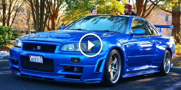 No Wonder Why This NISSAN SKYLINE R34 GT-R Is Named Skyline Godzilla