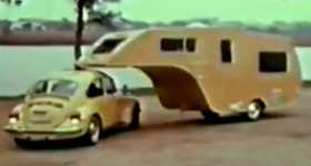 One Of A Kind VW Bug 5th WHEEL TRAILER IS FOUND Is Going To Be Fully RESTORED 11
