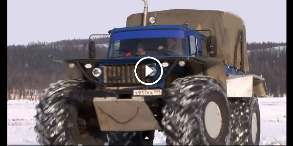 Russian MONSTER TRUCKS Have HUGE AND STRONG TIRES To Do ANYTHING! Check it out!!!!