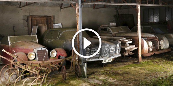 French BARN FIND UPDATE The 60 Rare Classics From The MASSIVE BARN FIND In France Are Sold For $28.4 MILLION!!