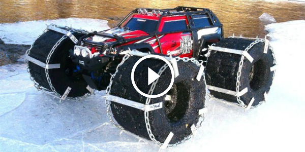 WAKE UP THE KID In You! Check This MIGHTY MINI ATV With Ice Chains & Floating TIRES! 2