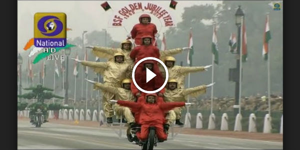 motorcycle spectacle display parade india 1