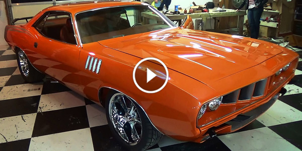 71 Cuda Pro Touring Pro Auto Custom Interiors street rod