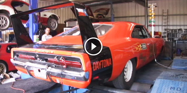 CHARGER DAYTONA Dyno pulls Lee Sicilios Hemi Daytona Landspeed car