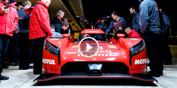 Nissan GTR LM GoPro Onboard the 2015 Nissan LMP1 GTR LM