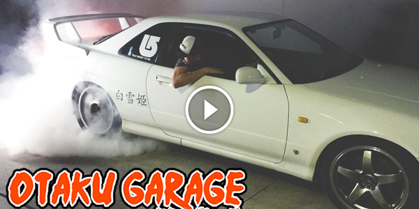 Otaku Garage Nissan R34 Skyline Timing Belt Service & Burnout