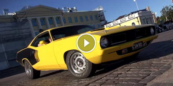 Plymouth Cuda 440 V8 great exhaust sounds