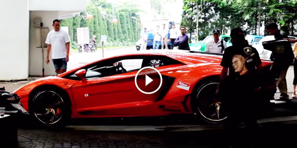 LAMBORGHINI AVENTADOR LIBERTY WALK from Bandung INDONESIA