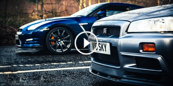 GTR R34 vs GTR R35 R34 Nissan Skyline GTR Vs R35 GTR The Ultimate Godzilla Review