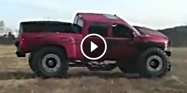 MONSTER LIFTED CHEVY TRUCK Does An EPIC JUMP FAIL!!! Get Ready For Some GOOD LAUGH!!! 3